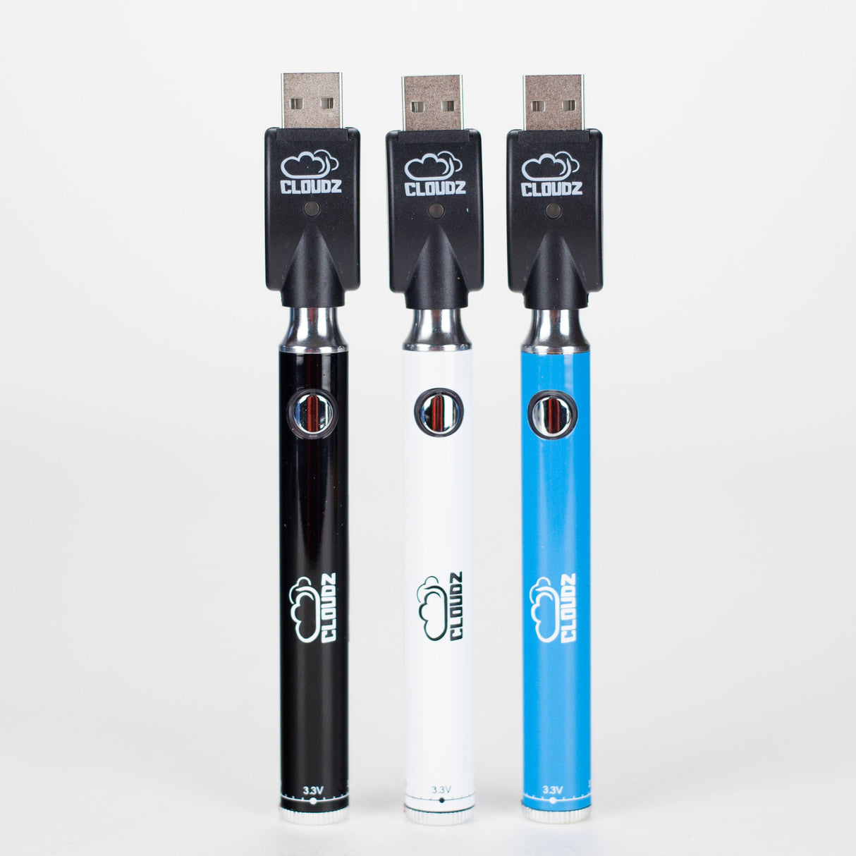 Cloudz | 510 Batteryz Display Box – USB Charger Included – 24 Count 510 Battery Cloudz Smoke