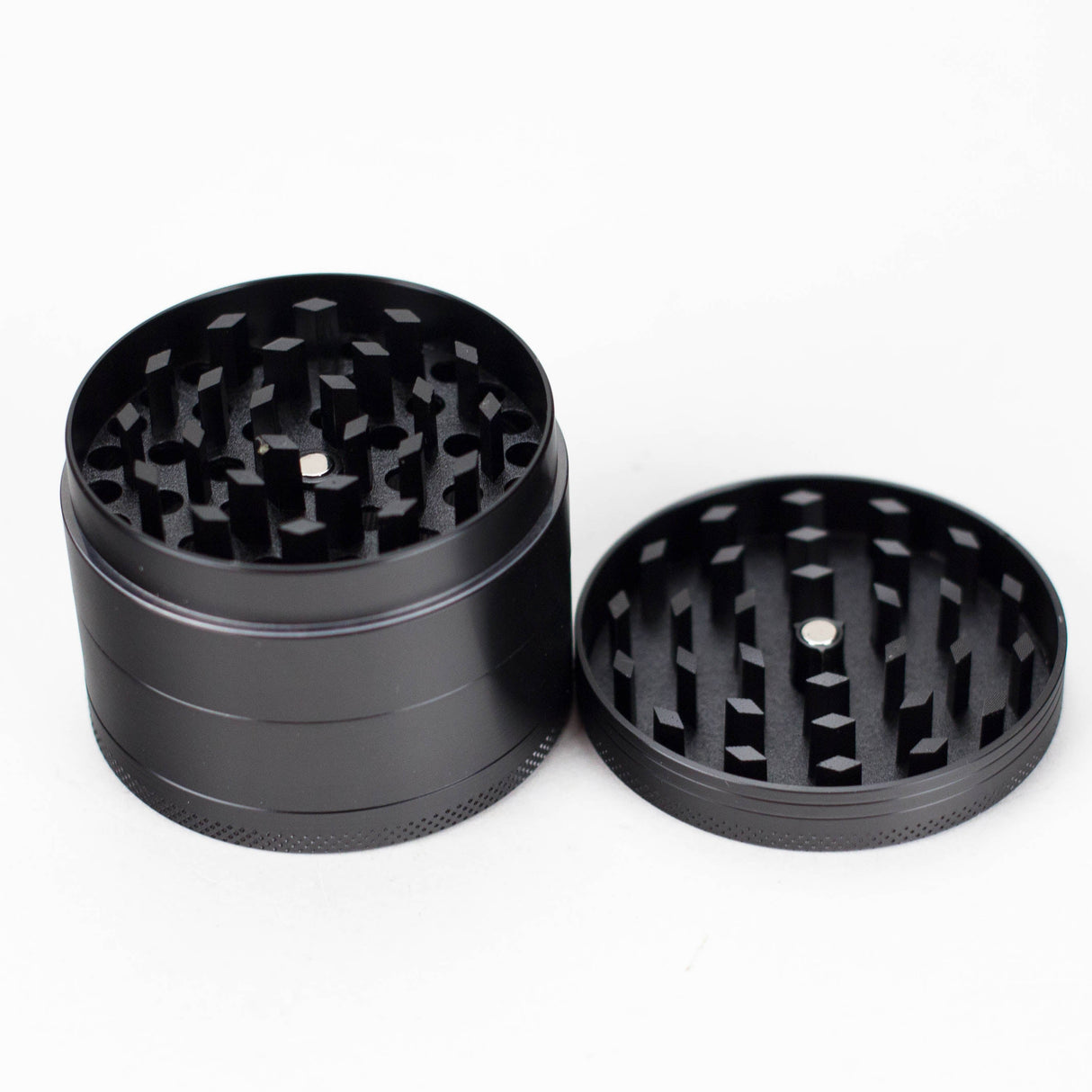 Cloudz | Grinderz Display Box – Platinum Edition – 55mm 4-Piece Grinder – 6 Count Display Pack Cloudz Smoke