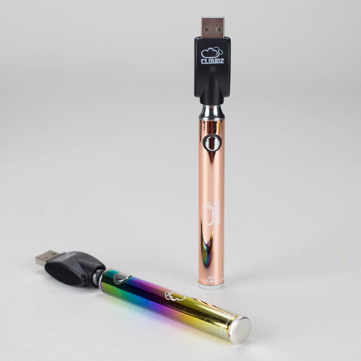 Cloudz | 510 Batteryz Individually Packaged Display Box – USB Charger – 24 Count 510 Battery Cloudz Smoke