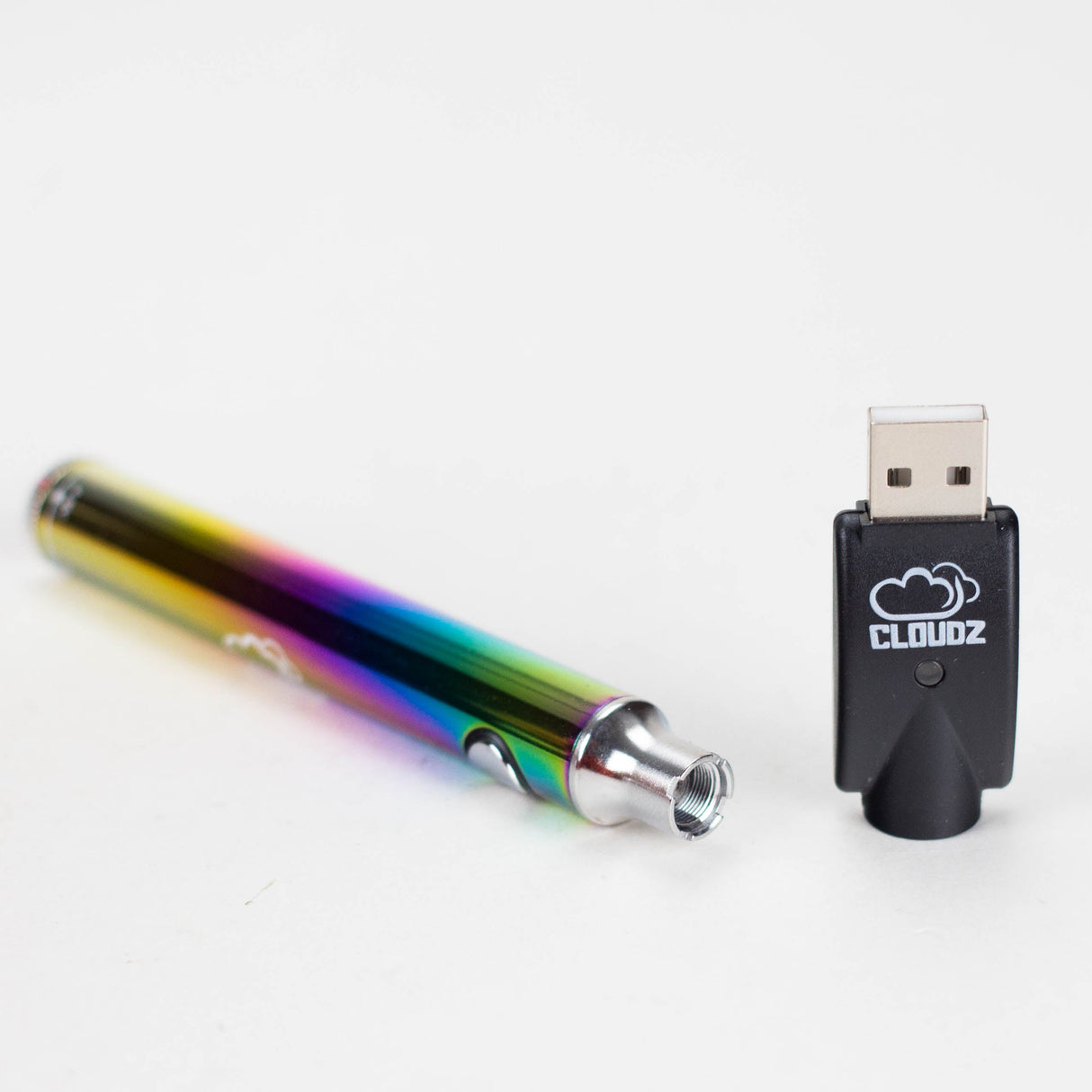 Cloudz | 510 Batteryz Individually Packaged Display Box – USB Charger – 24 Count 510 Battery Cloudz Smoke