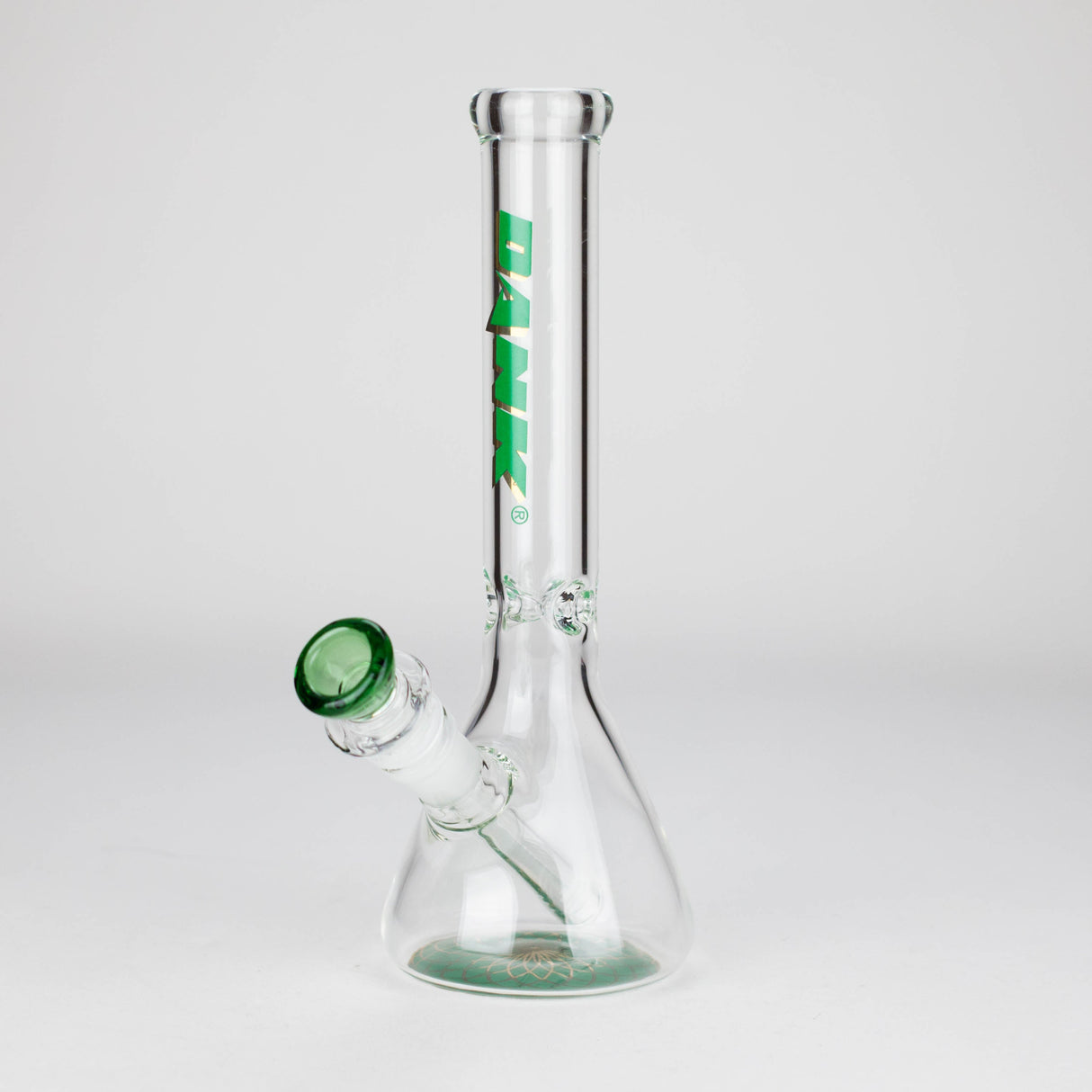 Dank | 10 " Beaker glass water Bong Glass Bong Smoking Cat Distribution Green
