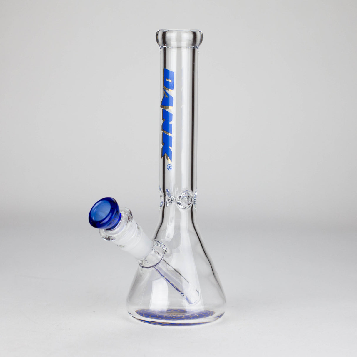 Dank | 10 " Beaker glass water Bong Glass Bong Smoking Cat Distribution Blue