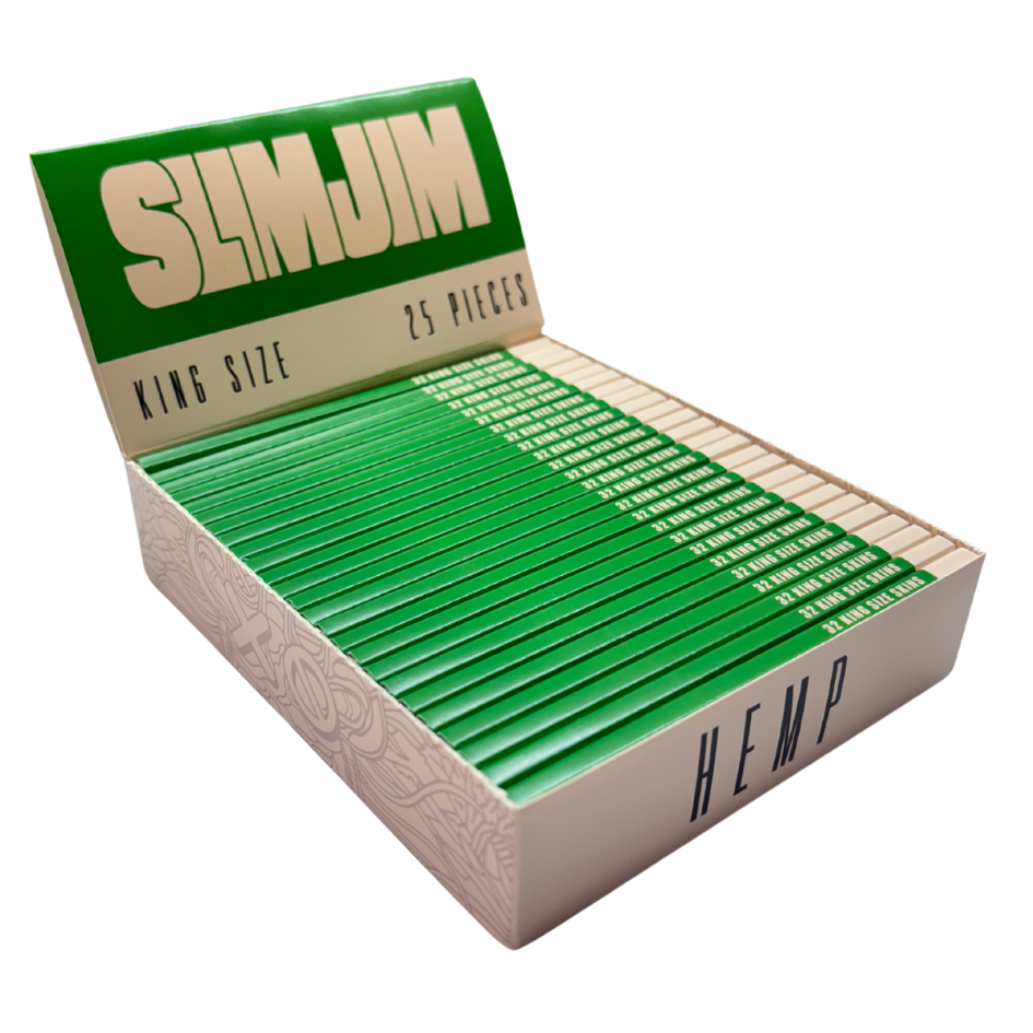 Slimjim | Hemp King Size Skins – Box of 25 Packs King Size SLIMJIM