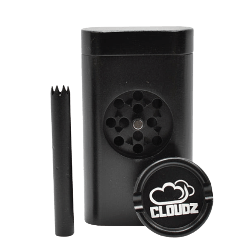 Cloudz | All-In-One Dugout Display Box – Grinder + Hitter – 12 Count Display Pack Cloudz Smoke