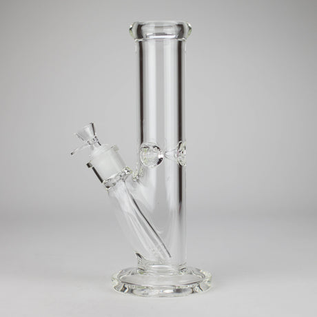 12" Cylindrical Clear Water Pipe – Straight Tube Bong | 9mm Thick Glass Bong RMG WHOLESALE