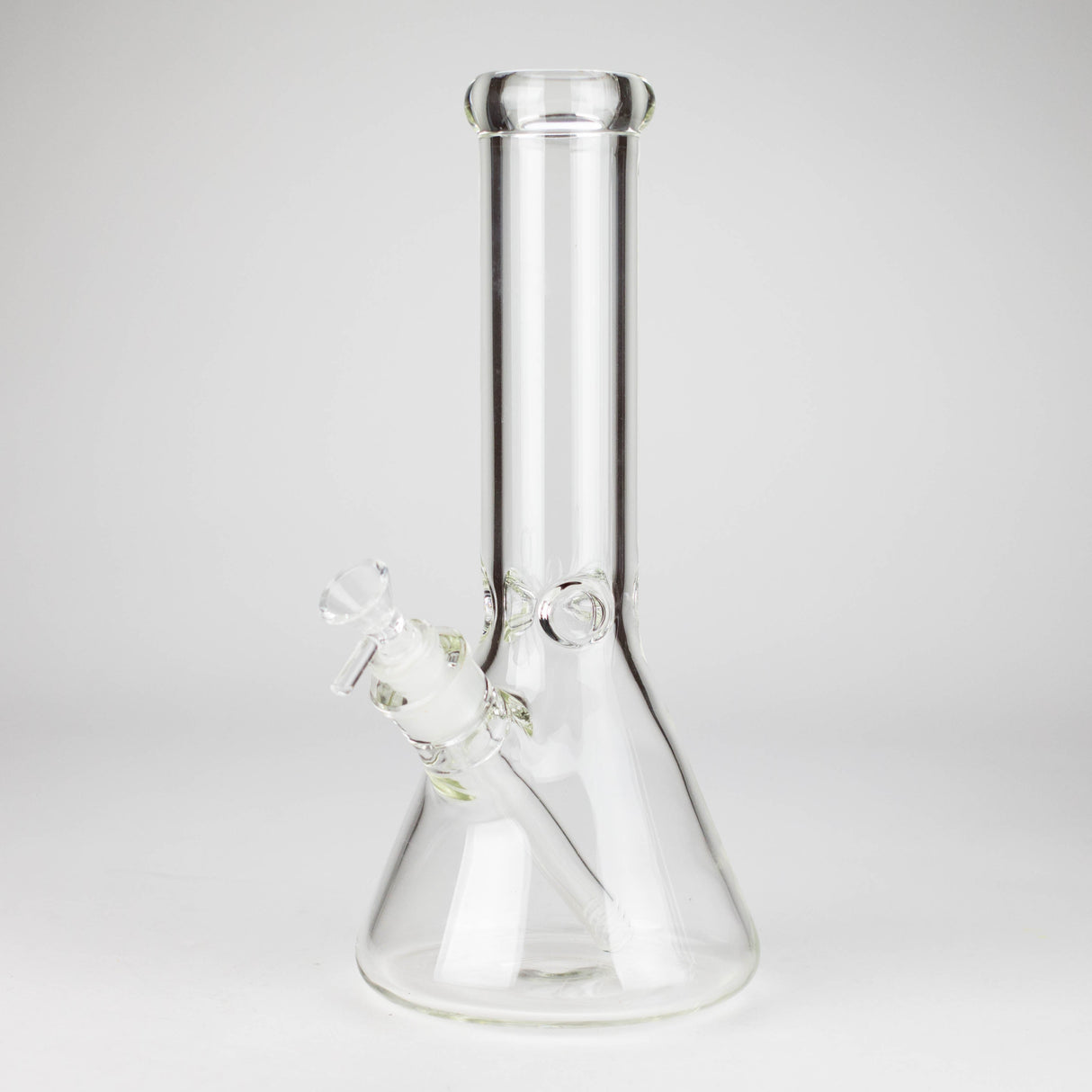 12" Classic Rim Beaker Bong – 9mm Thick Glass with 14mm Bowl Joint Glass Bong RMG WHOLESALE Clear