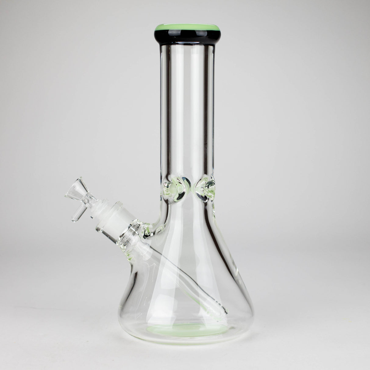 12" Classic Rim Beaker Bong – 9mm Thick Glass with 14mm Bowl Joint Glass Bong RMG WHOLESALE