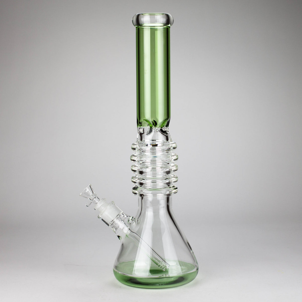 17" Ring Style Beaker Glass Bong – Spiral Neck | Ice Catcher | 14mm Bowl Joint Glass Bong RMG WHOLESALE