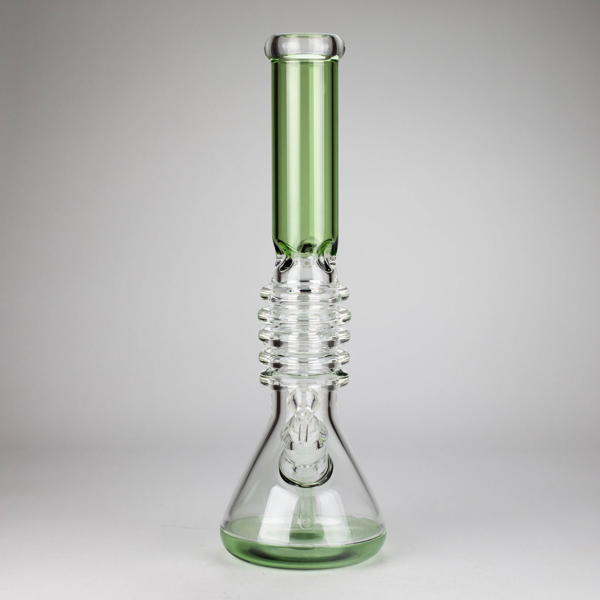 17" Ring Style Beaker Glass Bong – Spiral Neck | Ice Catcher | 14mm Bowl Joint Glass Bong RMG WHOLESALE
