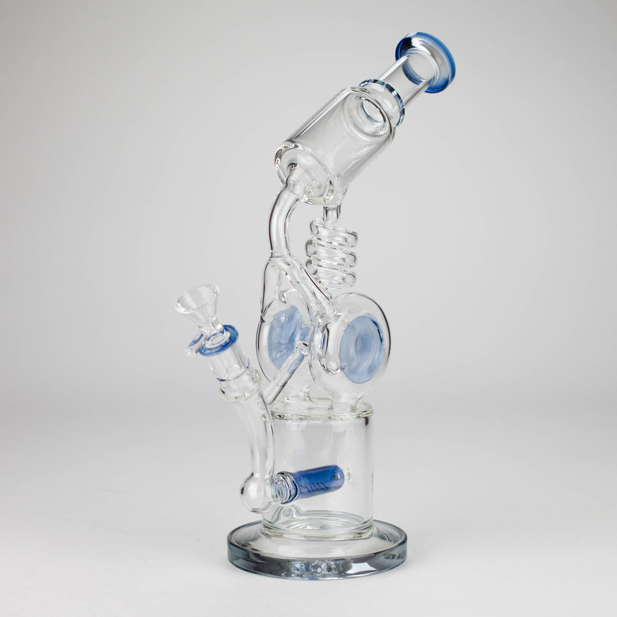 13" Telescope Coil Button Recycler Bong Glass Bong RMG WHOLESALE