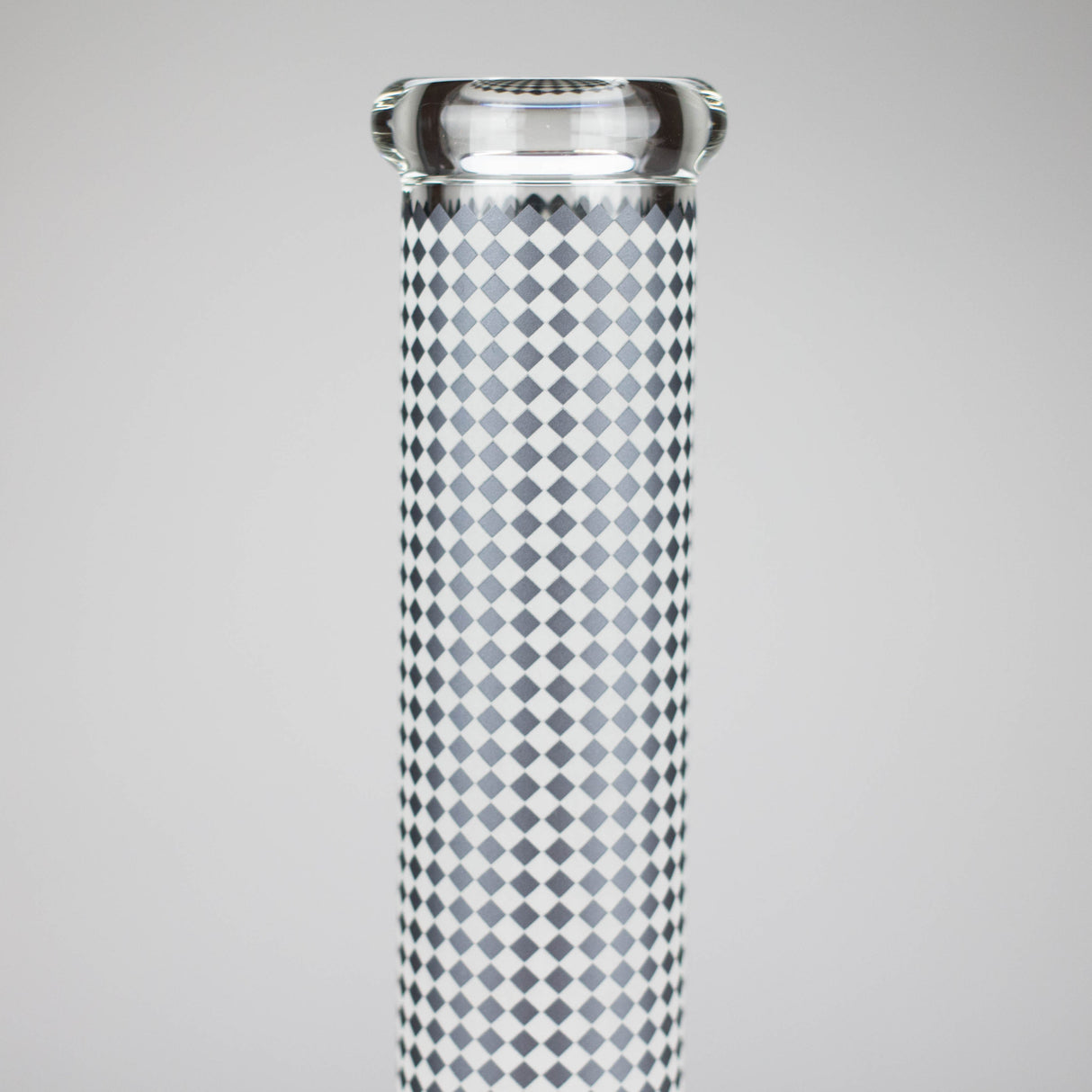 15" Grid Pattern Beaker Bong – Glow in the Dark Glass Bong RMG WHOLESALE