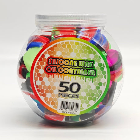 7ml Silicone 710 Wax Container Jar of 50 Vial Super Supplys Inc