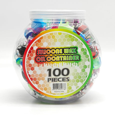 5ml Silicone Wax Container Jar of 100 Vial Super Supplys Inc
