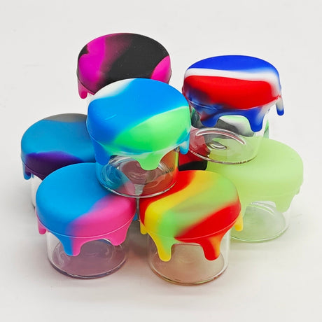 5ml Silicone Wax Container Jar of 100 Vial Super Supplys Inc