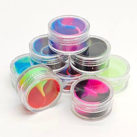 10ml Silicone Wax Container Jar of 60 Vial Super Supplys Inc