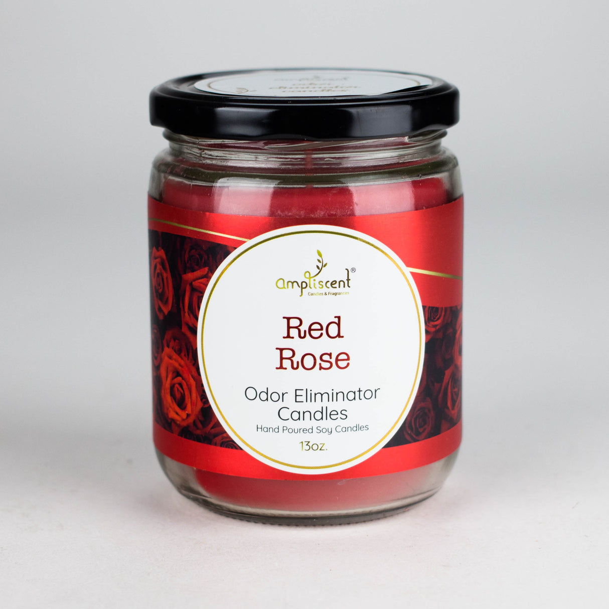 Ampliscent | Candles Odor Eliminator – 13oz Candle Canadian Distributor Red Rose