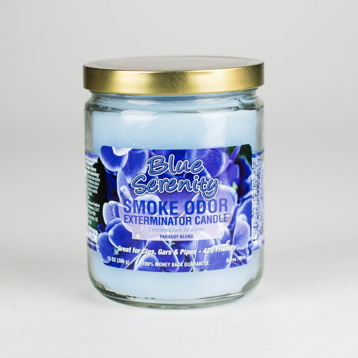 Smoke Odor | Candles Odor Eliminator 13oz Candle Smoking Cat Distribution Blue Serenity