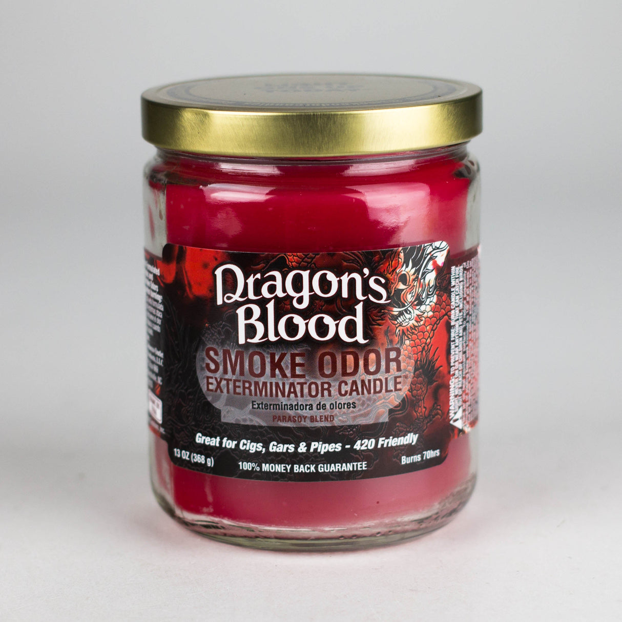 Smoke Odor | Candles Odor Eliminator 13oz Candle Smoking Cat Distribution Dragon's Blood