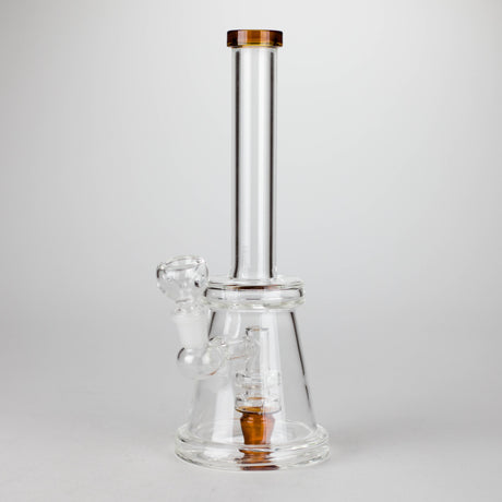 11" Glass Bong with Diffuser | 14mm Bowl Joint | Stemless Design Glass Bong Bongzie Smokes