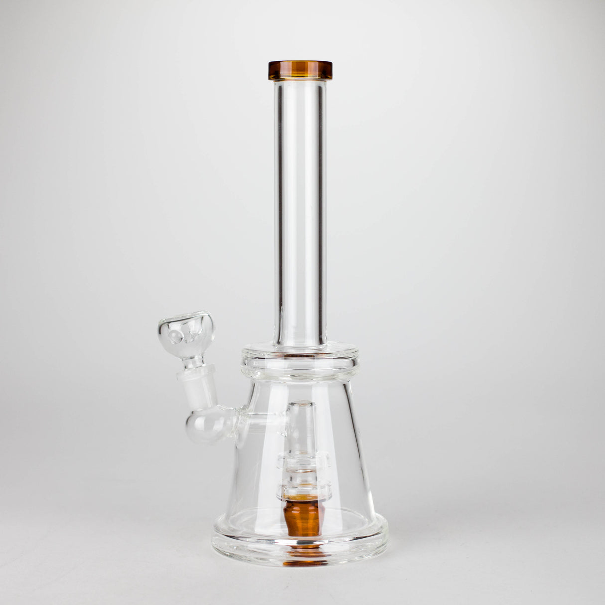 11" Glass Bong with Diffuser | 14mm Bowl Joint | Stemless Design Glass Bong Bongzie Smokes