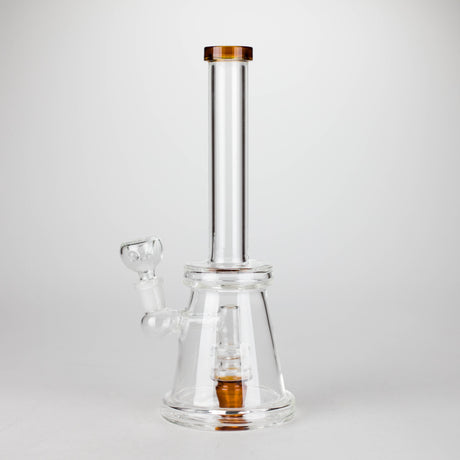 11" Glass Bong with Diffuser | 14mm Bowl Joint | Stemless Design Glass Bong Bongzie Smokes
