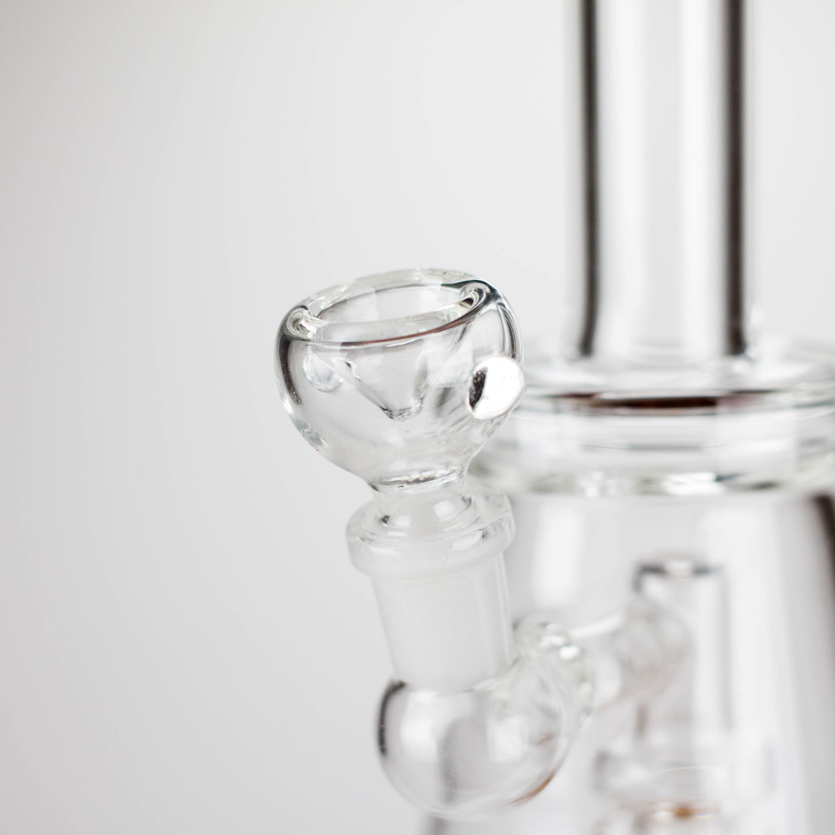 11" Glass Bong with Diffuser | 14mm Bowl Joint | Stemless Design Glass Bong Bongzie Smokes
