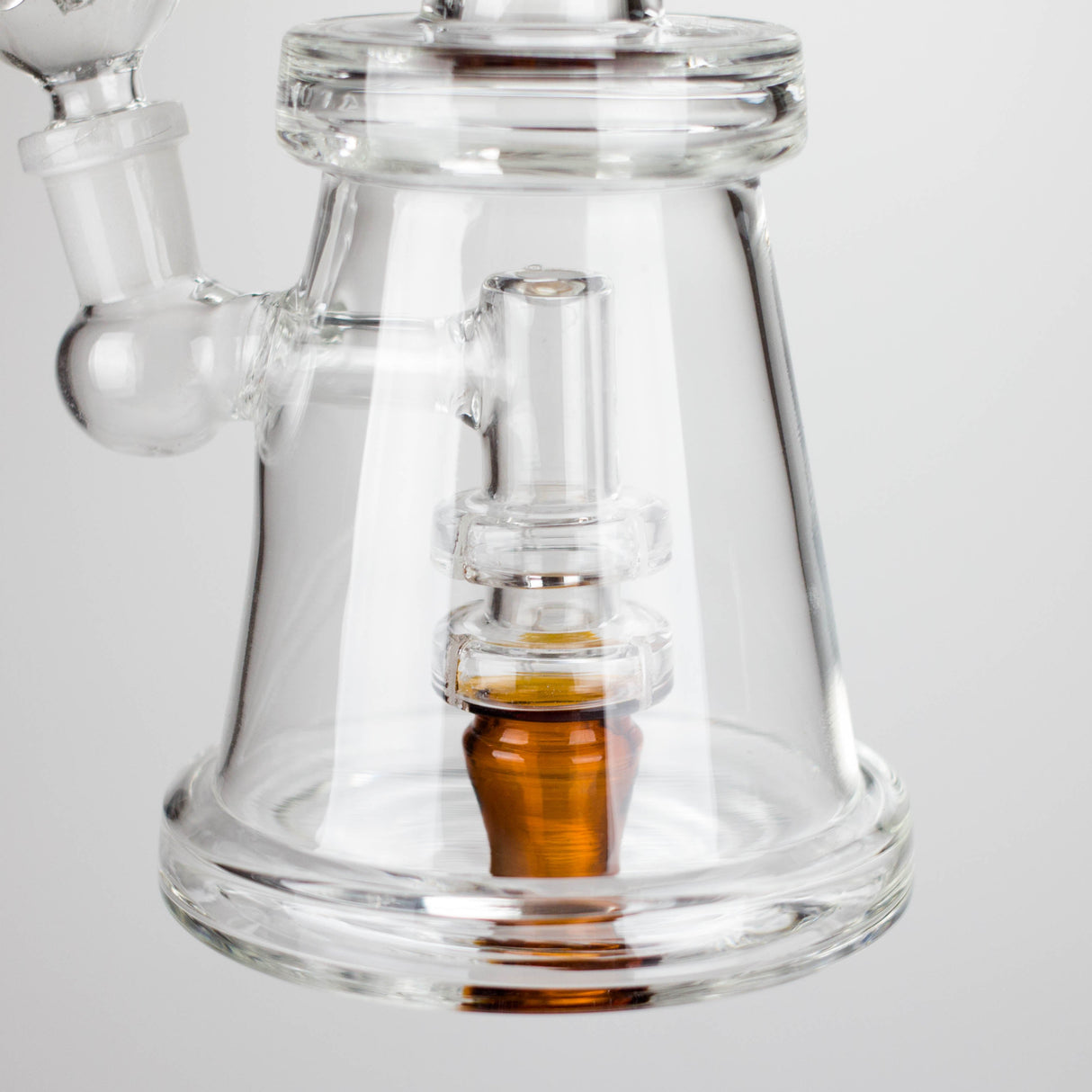 11" Glass Bong with Diffuser | 14mm Bowl Joint | Stemless Design Glass Bong Bongzie Smokes