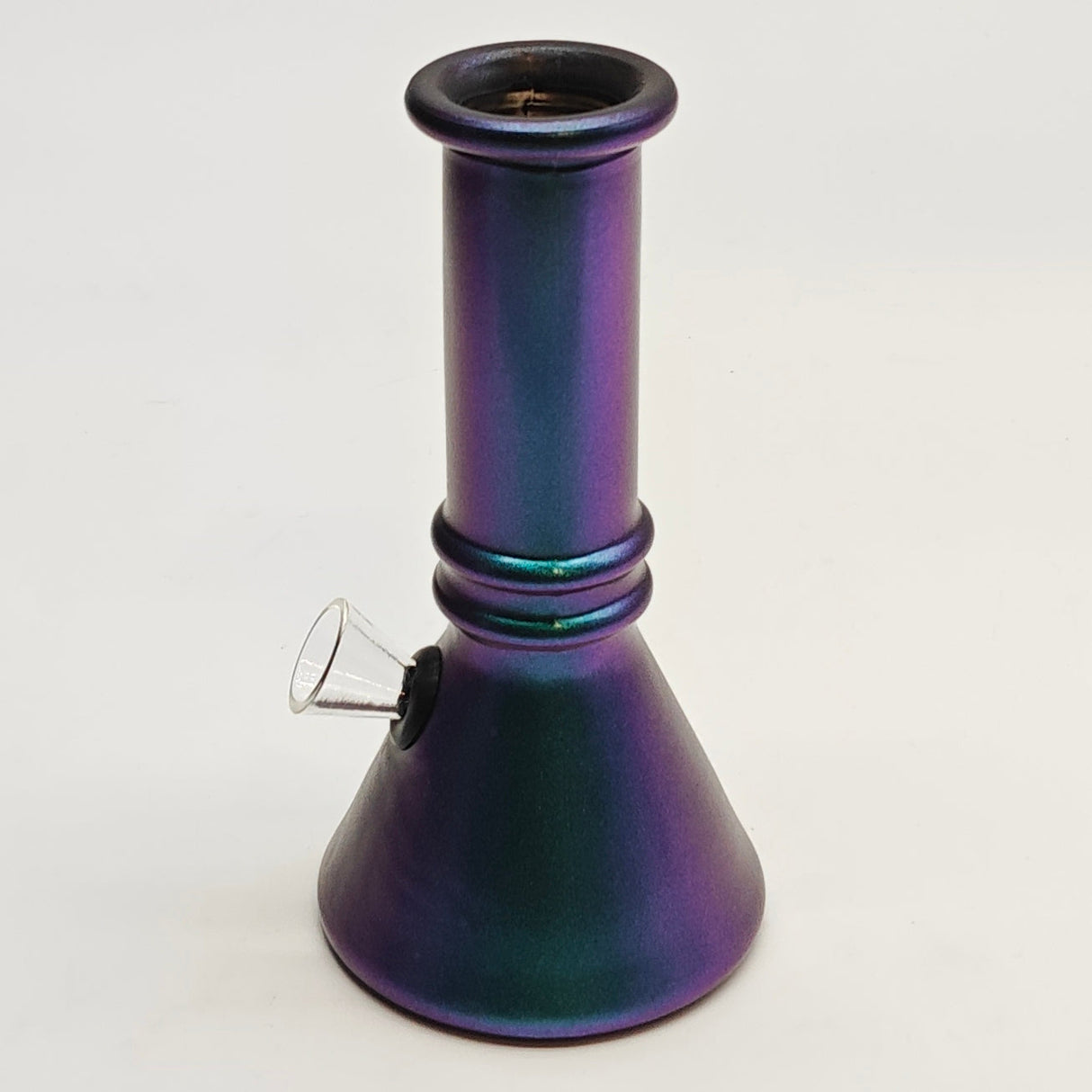 6" Iridescent Gradient Beaker Waterpipe 10Pcs/Box Glass Bong Super Supplys Inc