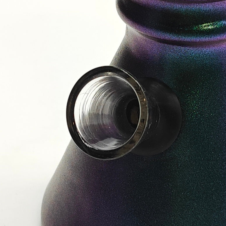 6" Iridescent Gradient Beaker Waterpipe 10Pcs/Box Glass Bong Super Supplys Inc