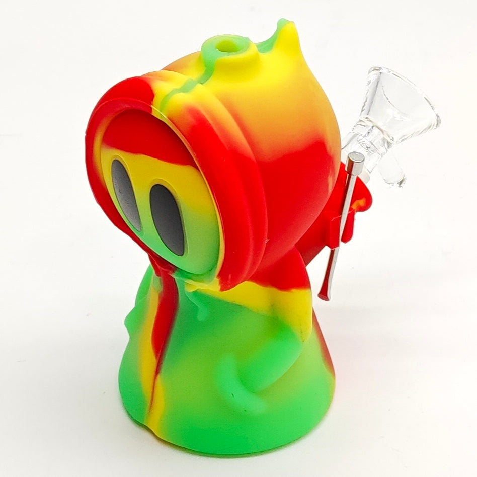 6" Hooded Reaper Waterpipe Bong Resin · Silicone · Plastic Bong Super Supplys Inc