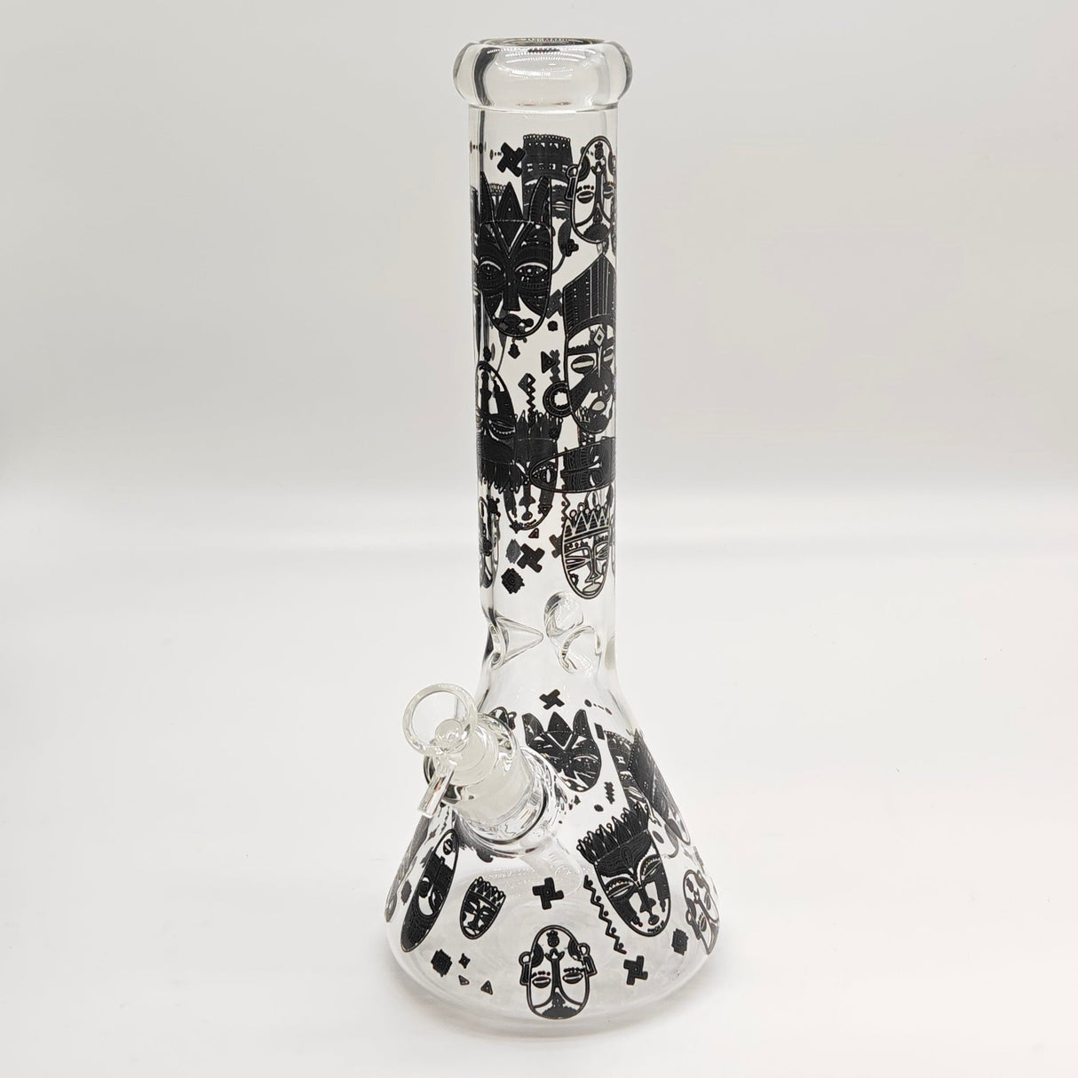 14" Glow in the dark 5mm Beaker Glass Bong Glass Bong Super Supplys Inc B