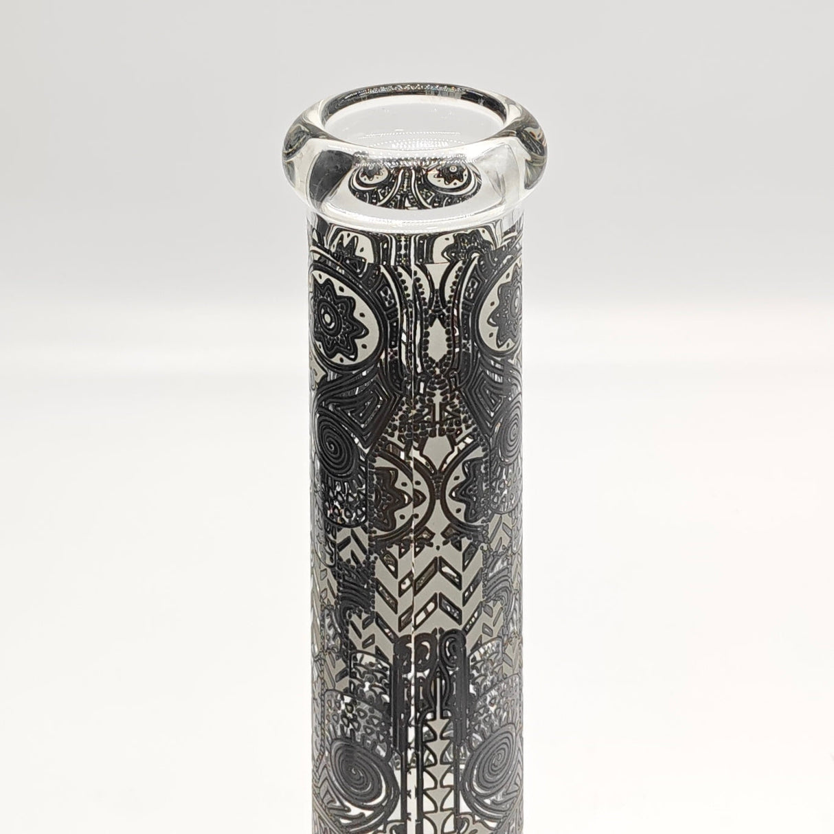 14" Glow in the dark 5mm Beaker Glass Bong Glass Bong Super Supplys Inc