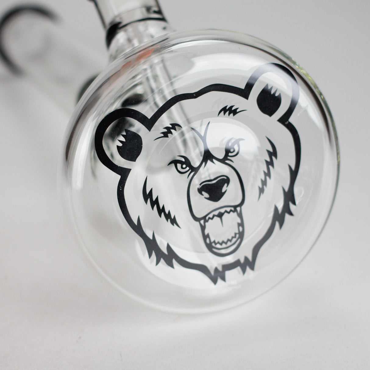 GB | 17" Tall Color Accented Beaker Bong – Slim Straight Tube with Downstem and Bowl Glass Bong RMG WHOLESALE