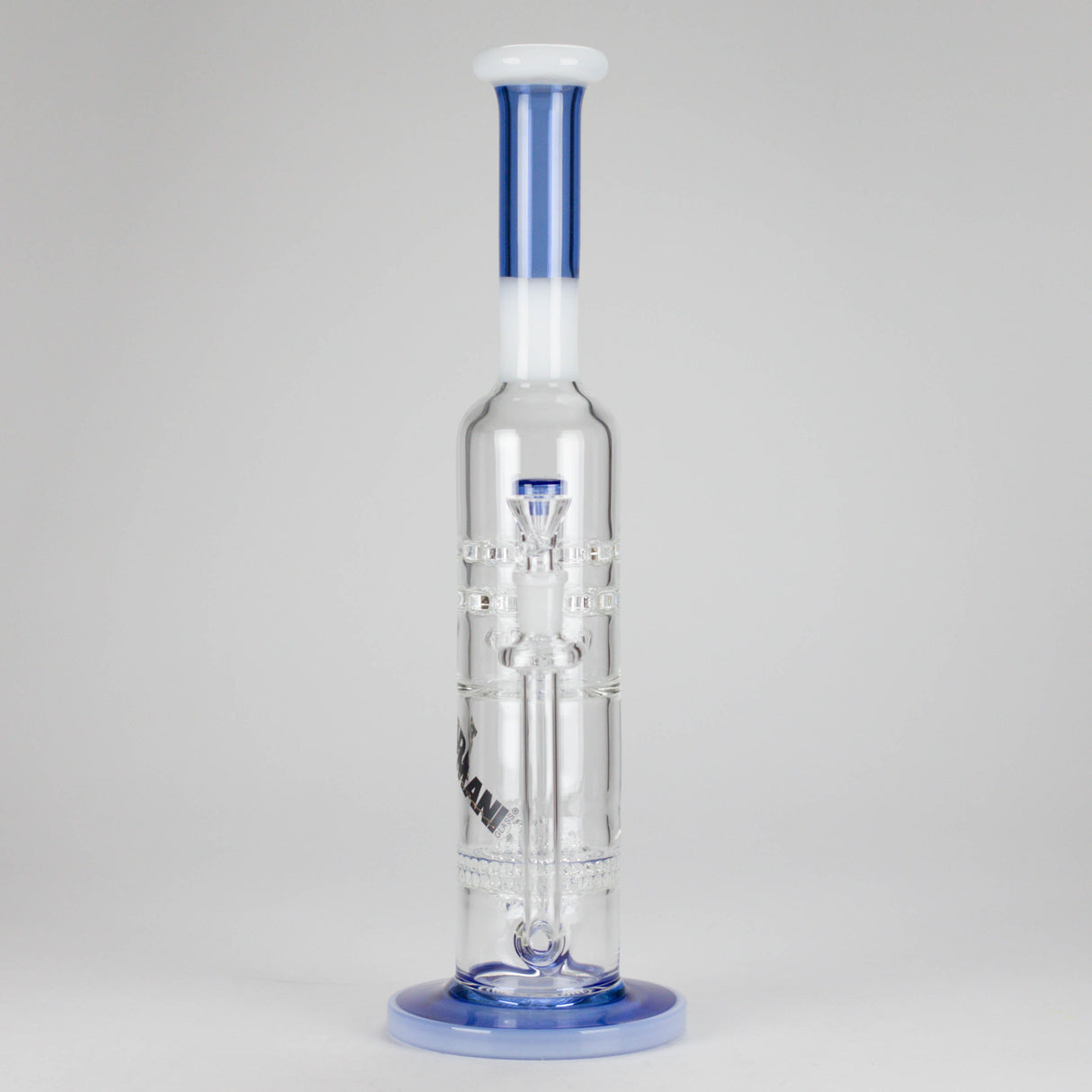 Armani Glass | 16" Double Percolator Bong – Premium Dual-Chamber Water Pipe Glass Bong RMG WHOLESALE