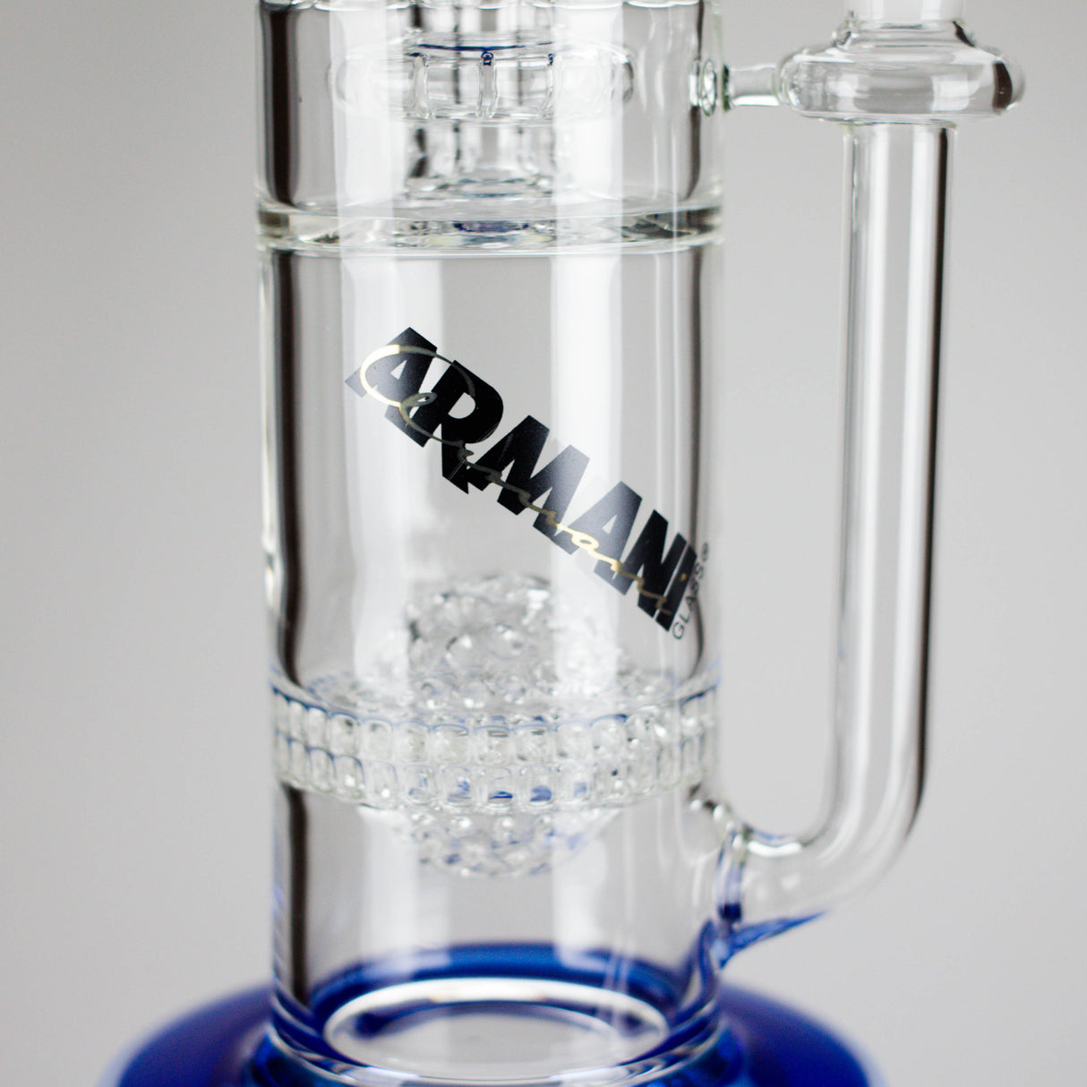 Armani Glass | 16" Double Percolator Bong – Premium Dual-Chamber Water Pipe Glass Bong RMG WHOLESALE