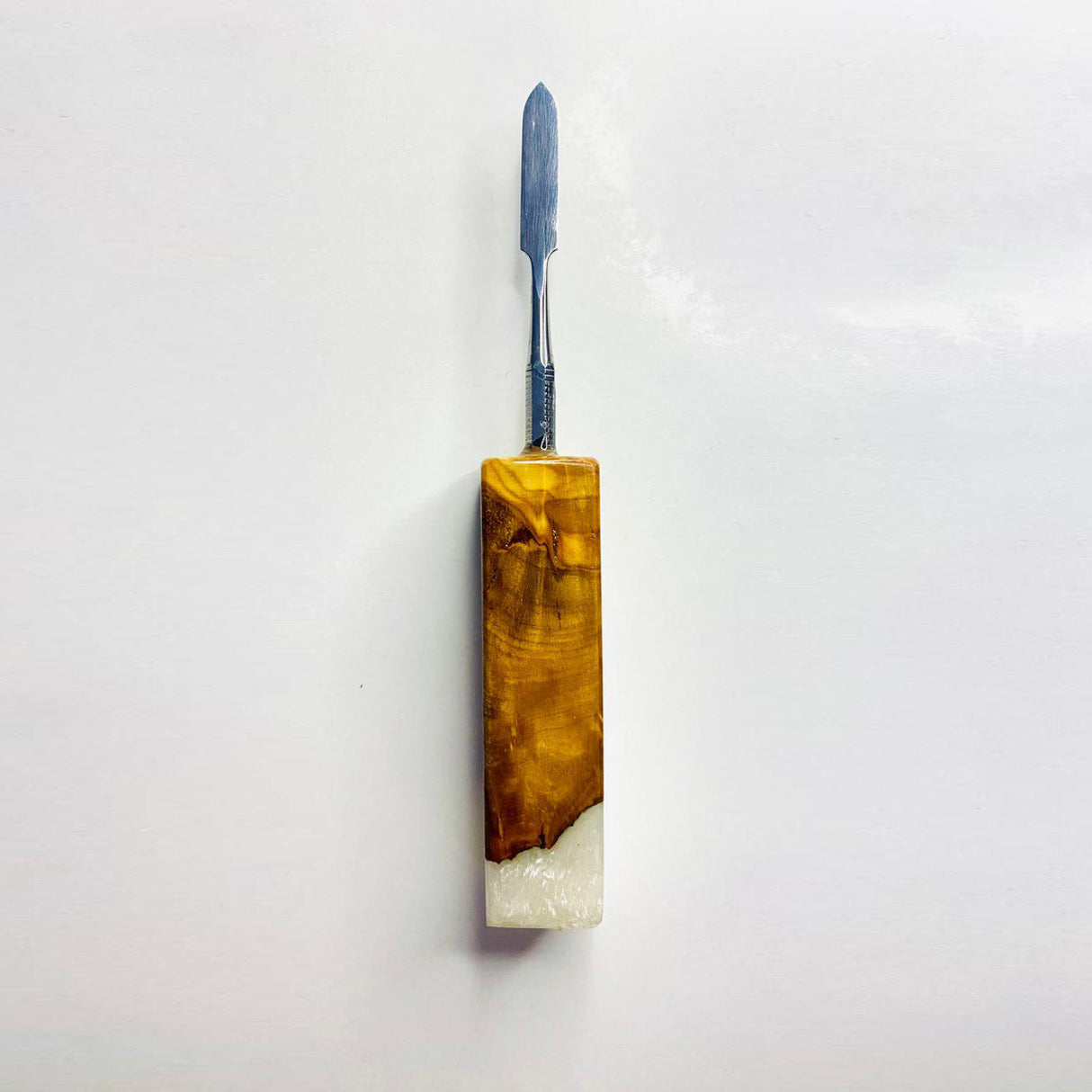 VOW | Olive Wood Epoxy Dabber - Type B – Handcrafted, Durable, and Stylish Cap · Dabber · Insert · Clip · Nail Variety Olive Wood White