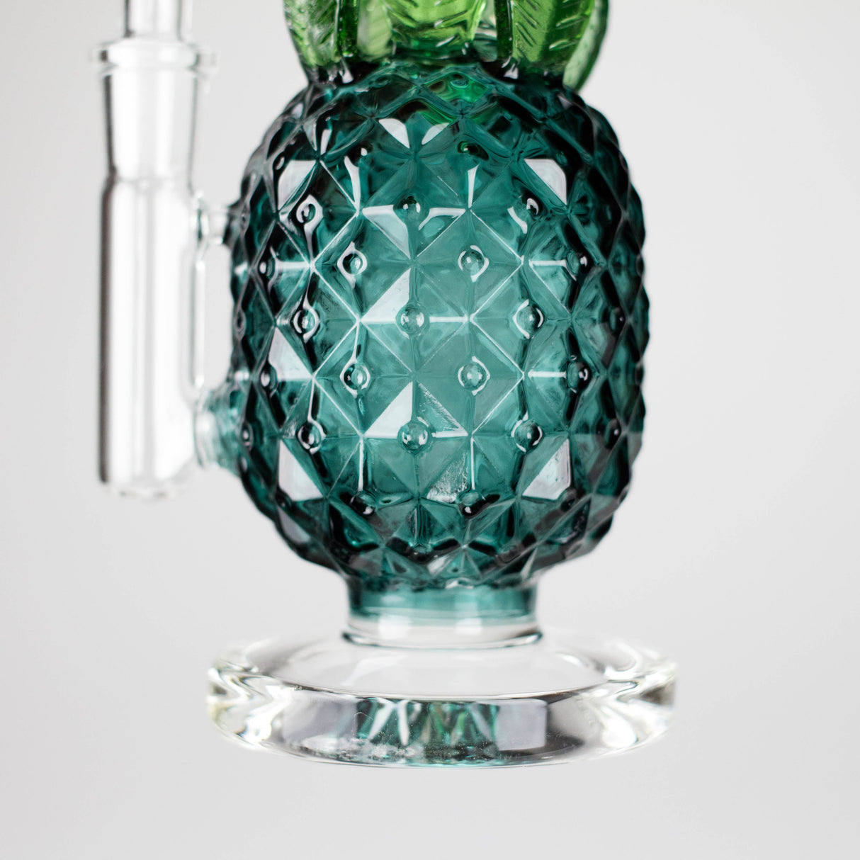 7.5" PinePop Glass Bong – Pineapple Shaped, 5mm Thick Glass Glass Bong DY Glass