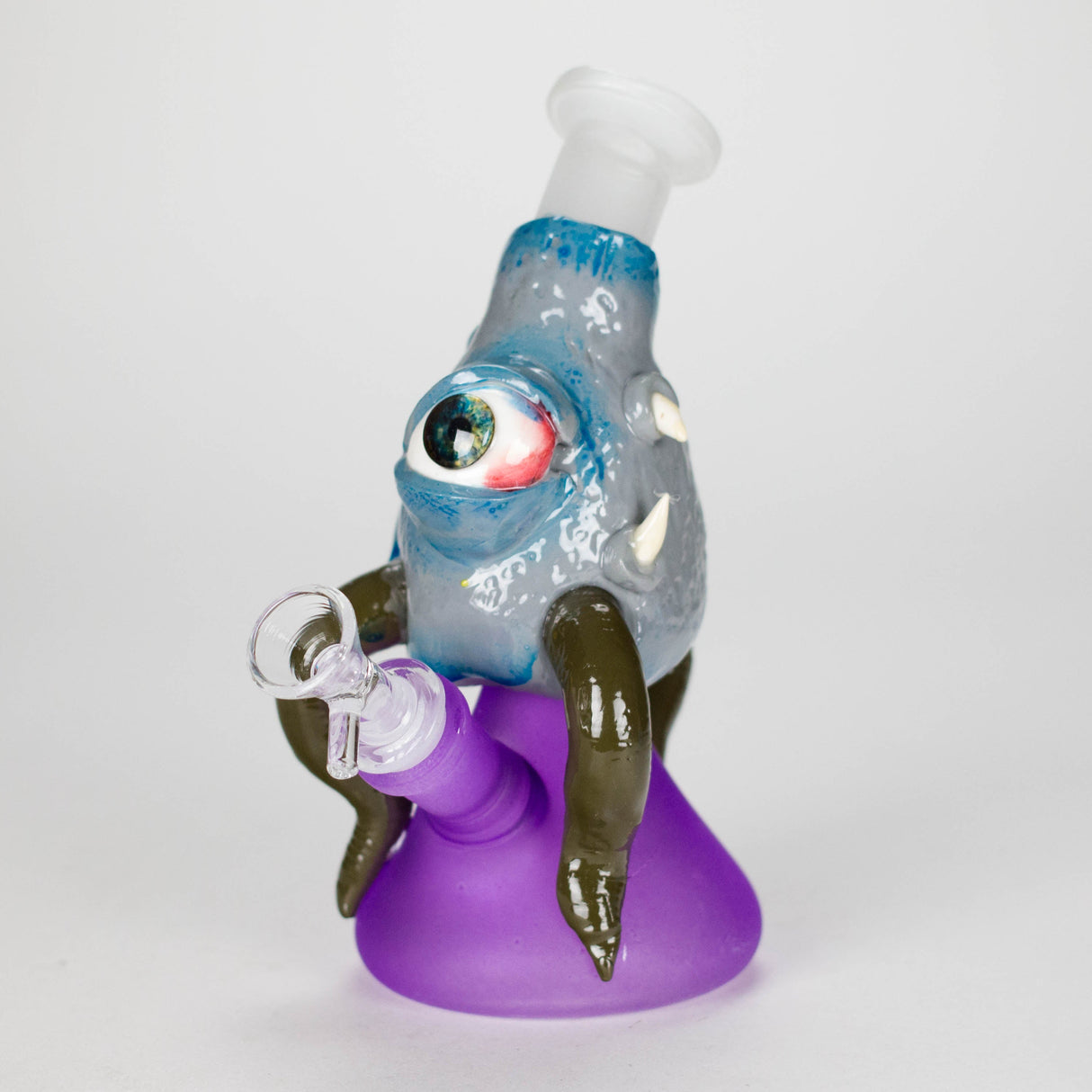 7.5" FreakEyes Glass Bong Glass Bong DY Glass Purple