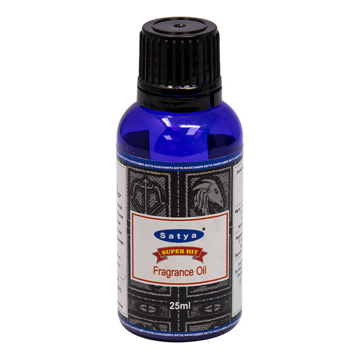 Satya Super Hit 25ml Fragrance Oil Display of 12 Diffuser Maple Craft Inc