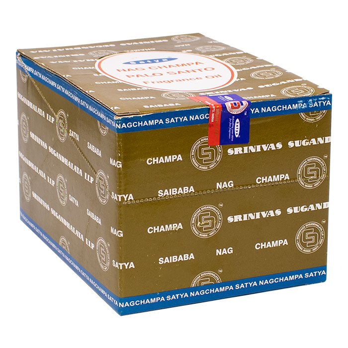 Satya Palo Santo 25ml Fragrance Oil Display of 12 Diffuser Maple Craft Inc