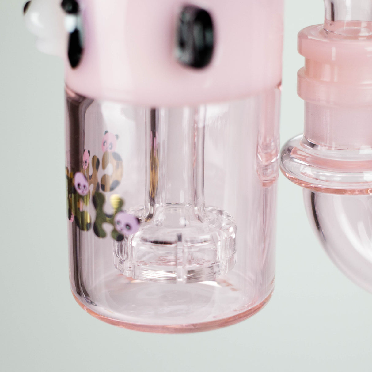 Cheech | 10" Panda Bong with Ash Catcher - CHE-232 Glass Bong Smoking Cat Distribution