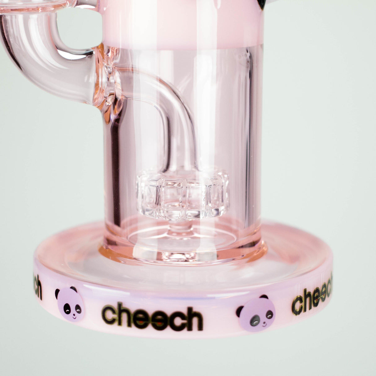 Cheech | 10" Panda Bong with Ash Catcher - CHE-232 Glass Bong Smoking Cat Distribution