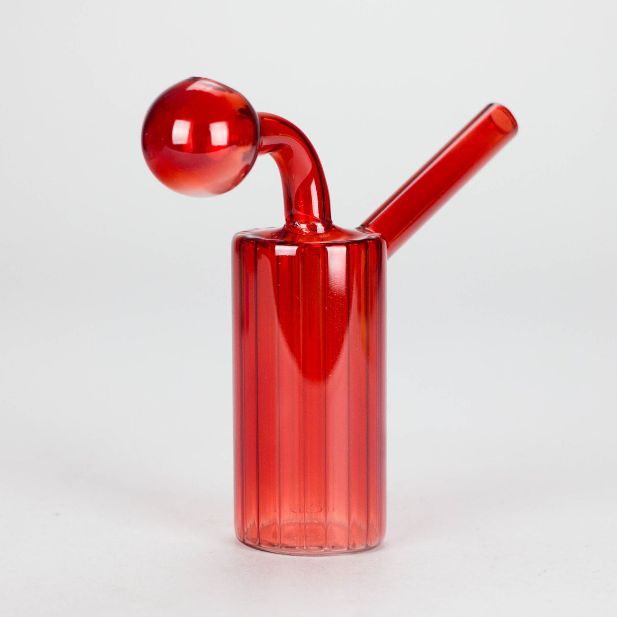 5" Zest Tube Oil Burner Glass Rig JJ Distribution Red