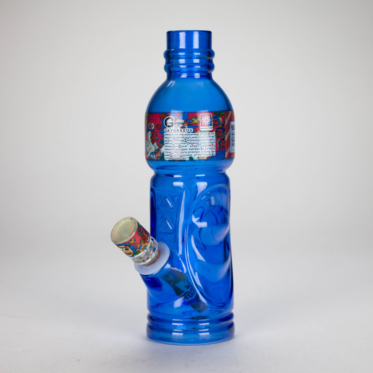 9.5" RM Sports bottle Glass Bong Glass Bong JJ Distribution Blue
