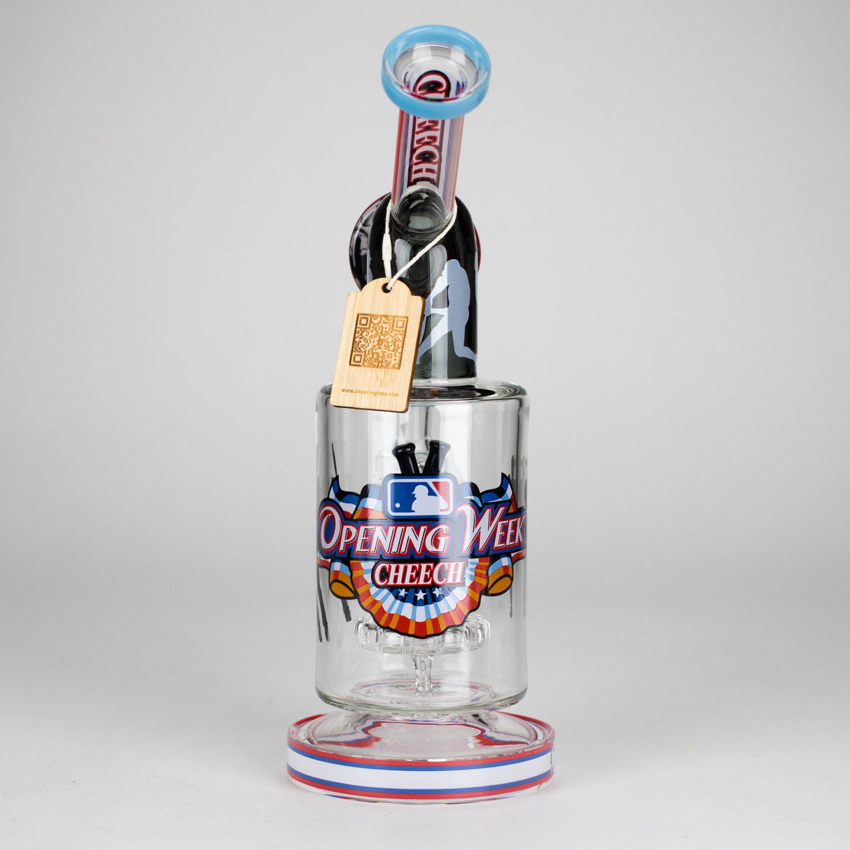 Cheech | 12″ Homerun Derby Baseball Bong – CHE‑361 Glass Bong Smoking Cat Distribution