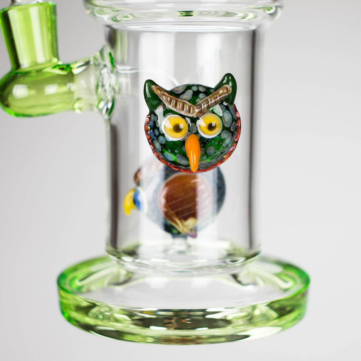 Cheech | 10" Wise Owl Rig-CHE-106 Glass Bong Smoking Cat Distribution