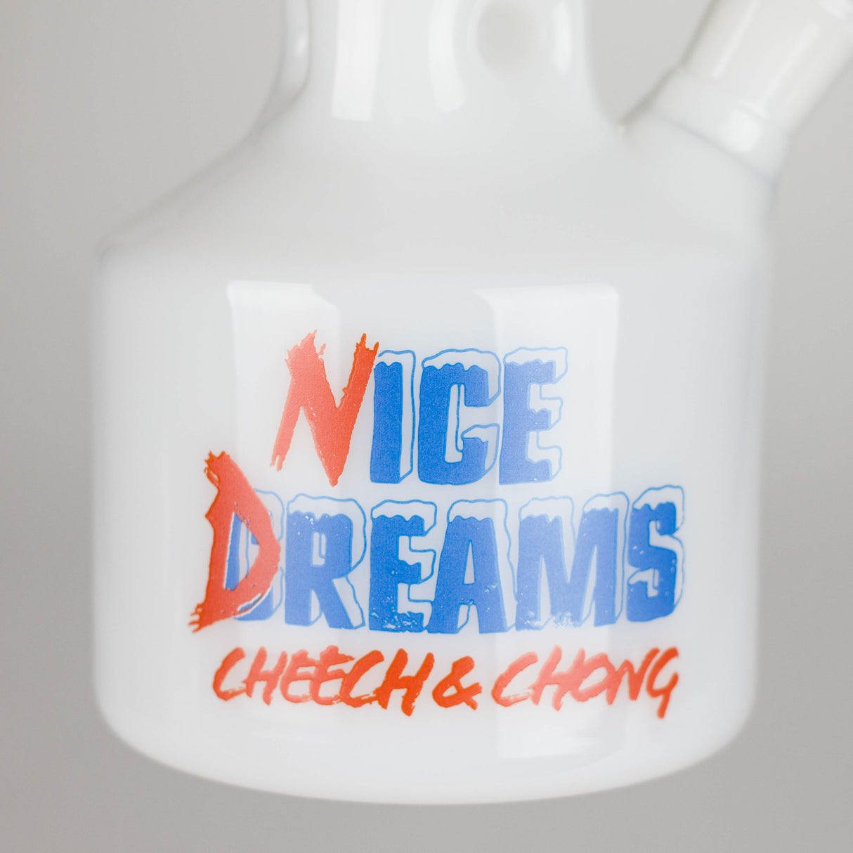 Cheech & Chong® Glass | 12" Tall Nice Dreams Canteen Base Water Pipe Glass Bong West Coast Gifts