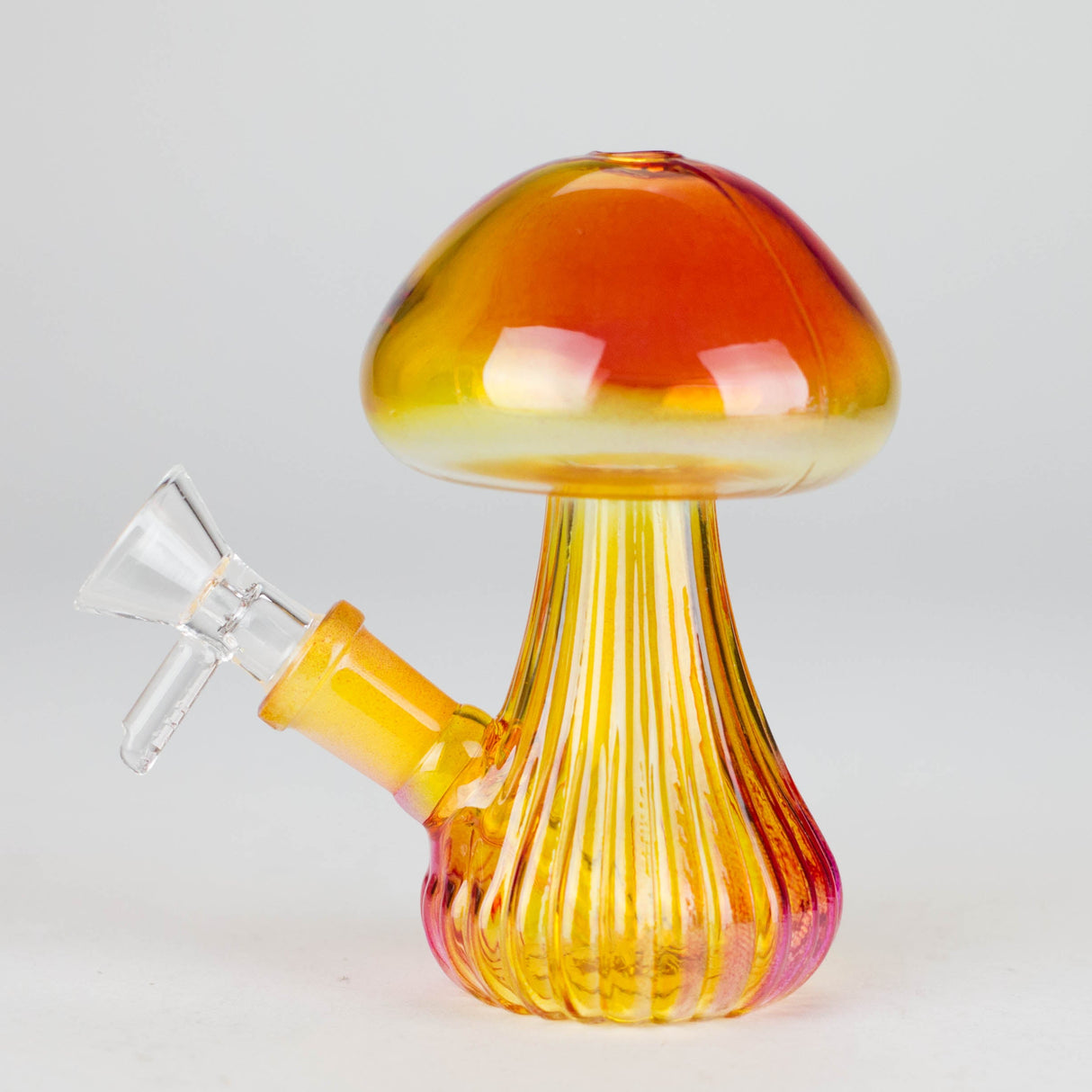 4.5" Shroom Bloom Glass Bong Glass Bong JJ Distribution Orange