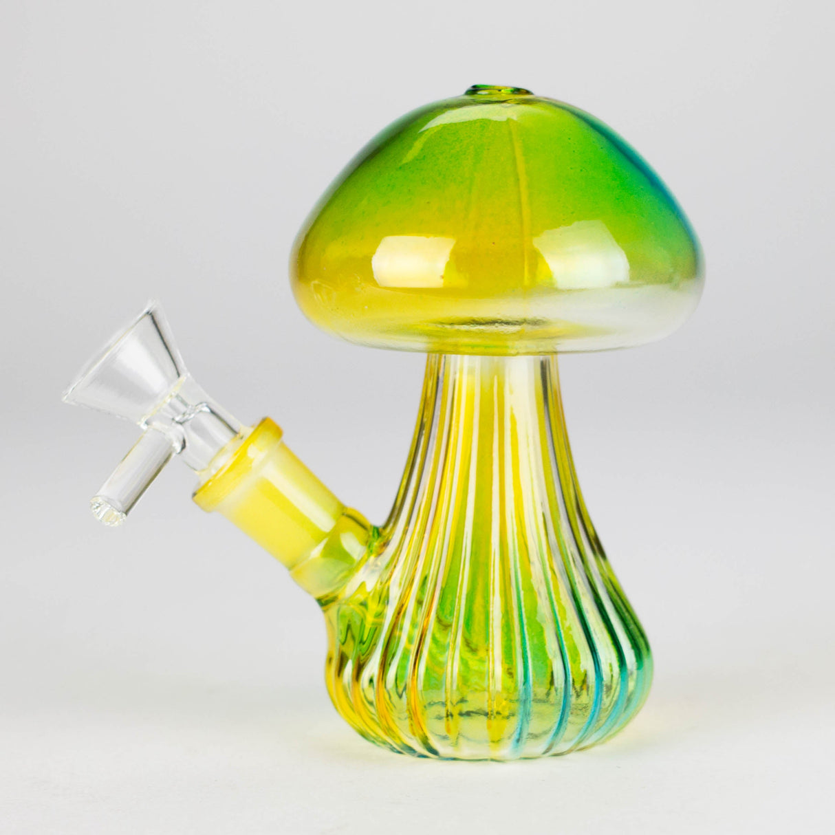 4.5" Shroom Bloom Glass Bong Glass Bong JJ Distribution Yellow