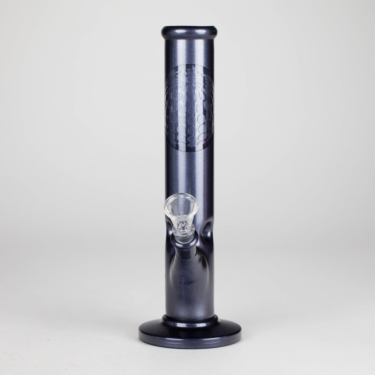 10" Straight Tube Water Pipe with Ball Pattern | Durable Glass – Assorted Colors Glass Bong RMG WHOLESALE